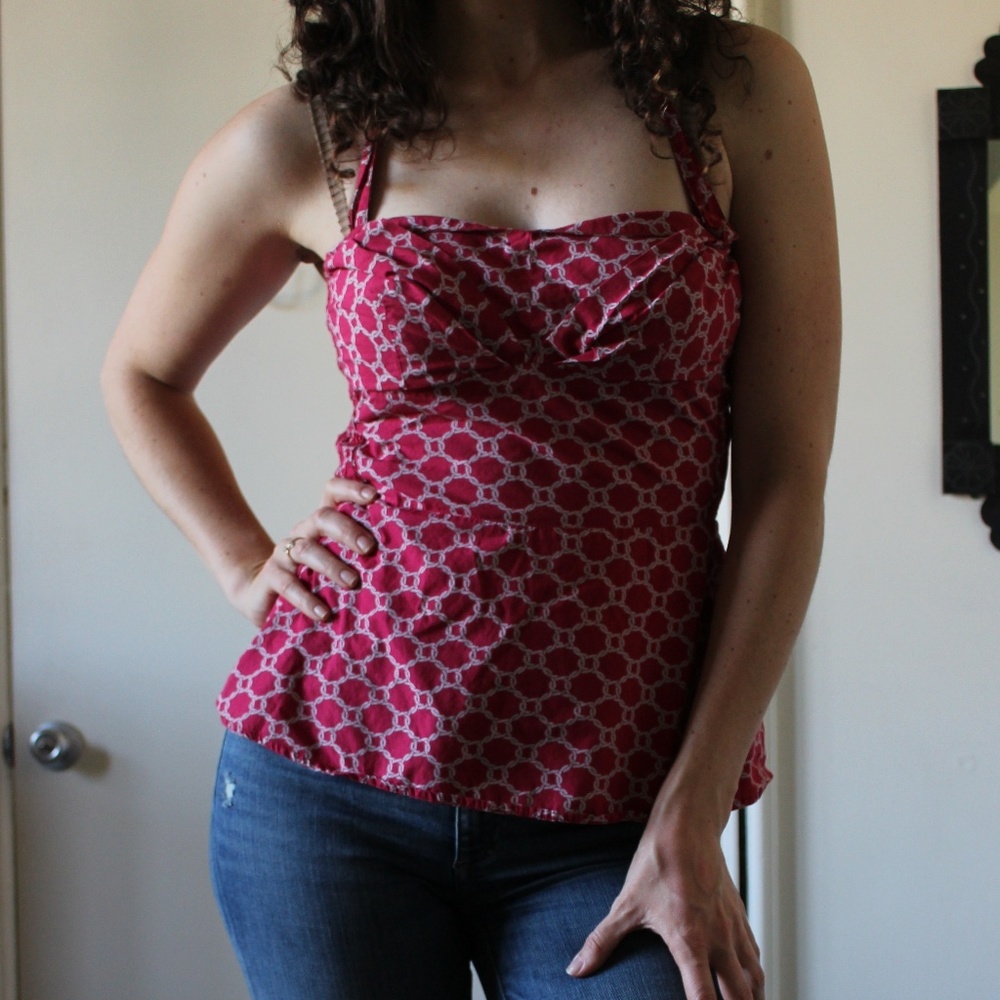 Girls of Savoy peplum blouse